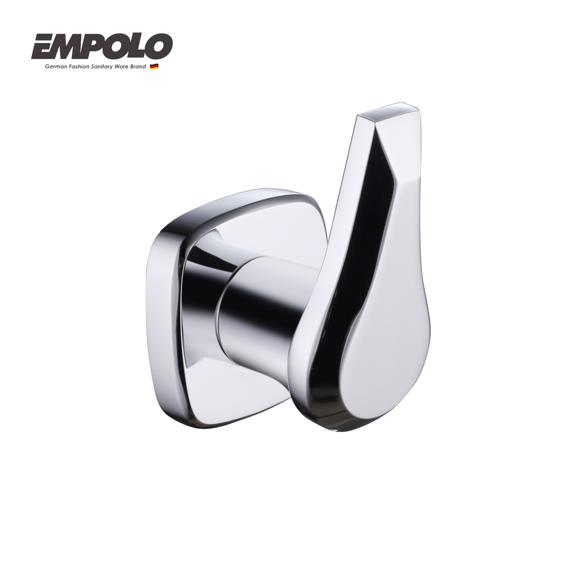 Single robe hook - Brass