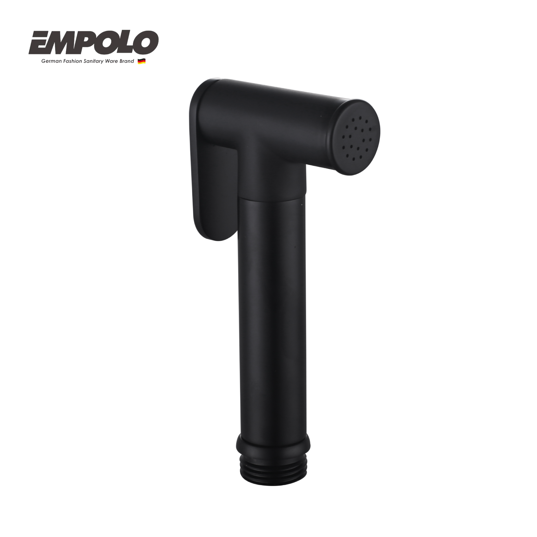 Bidet sprayer  set - brass - matte black