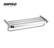 Double towel shelf - Brass