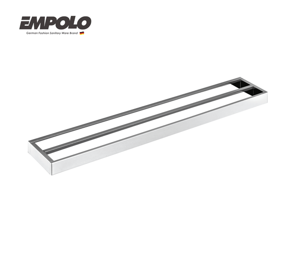 Double towel bar - Brass