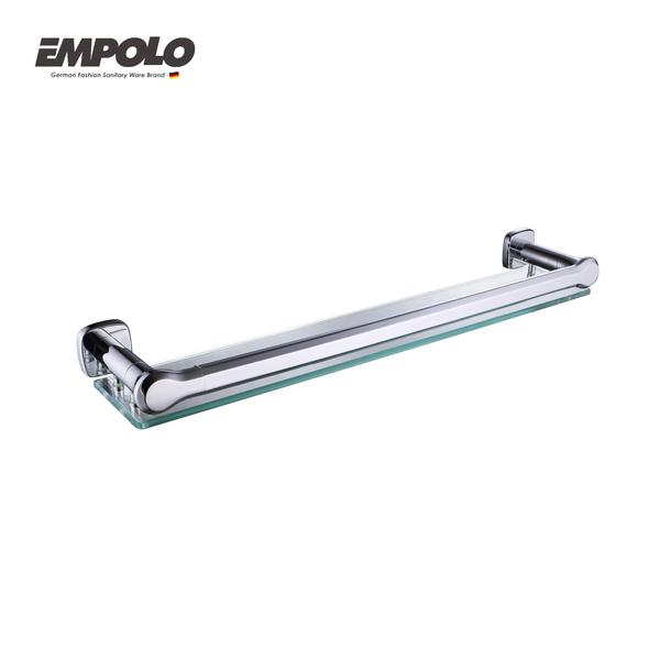 Glass shelf - Brass