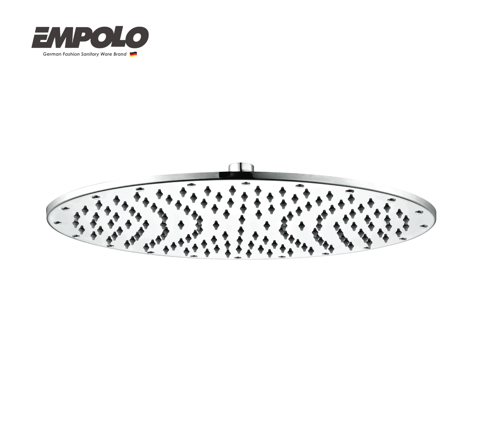 Ultrathin shower head - Brass - Chrome - 10''