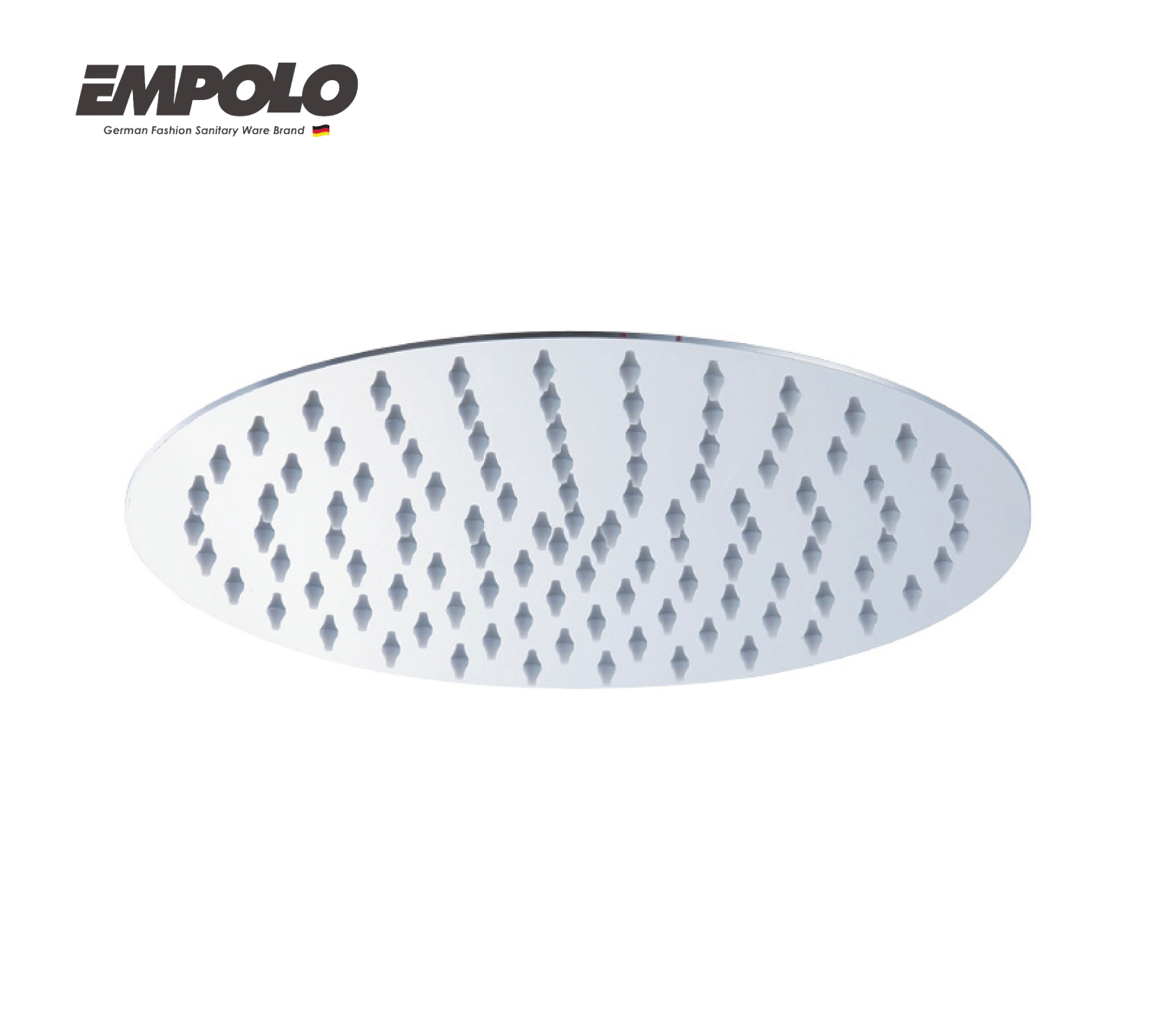 Ultrathin round shower head - SS - Polished