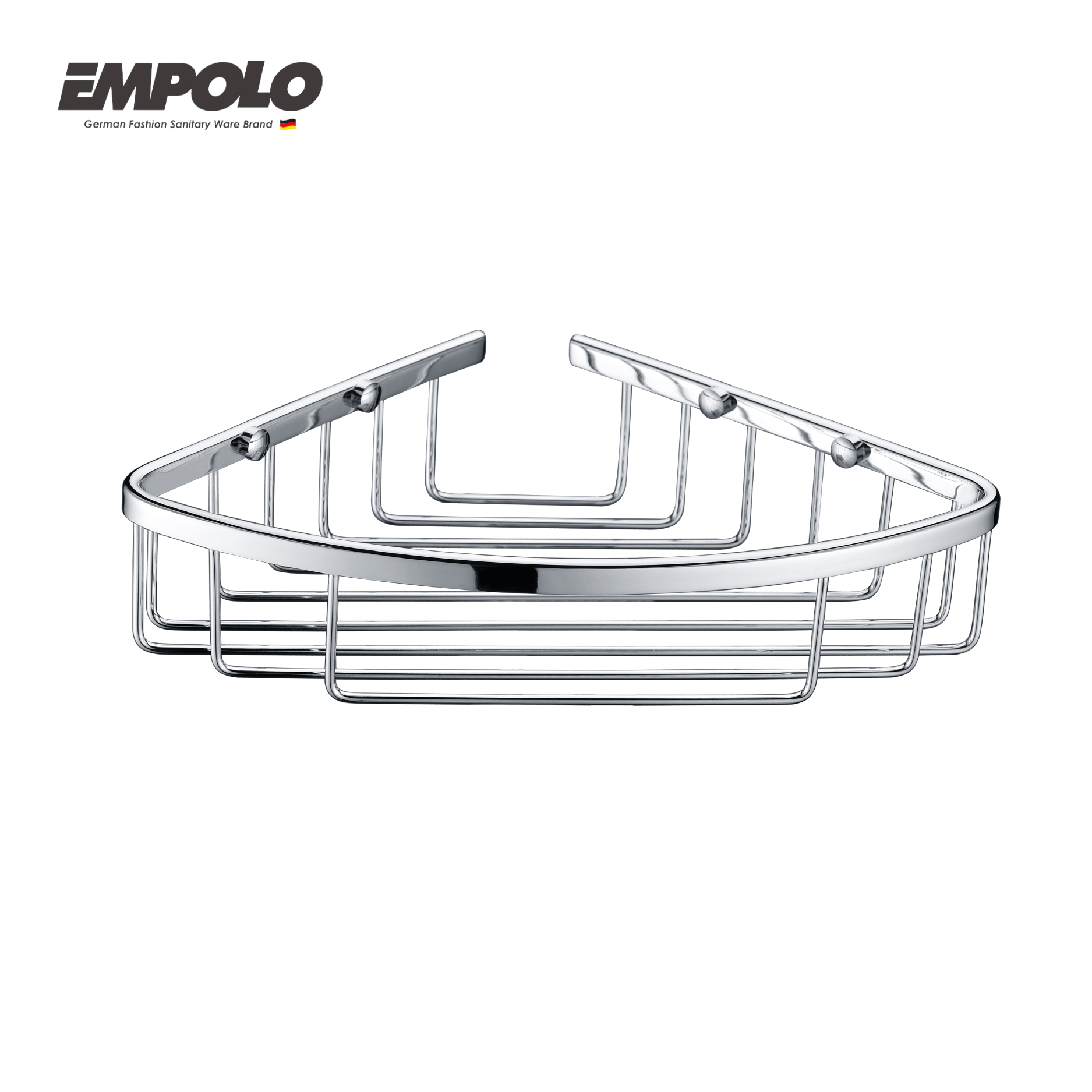 Corner basket - Brass