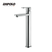 Tall basin tap - Brass -  Cold water