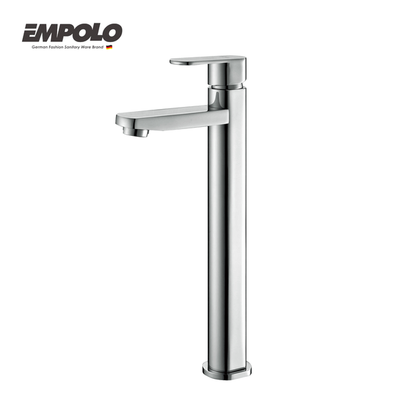 Tall basin tap - Brass -  Cold water