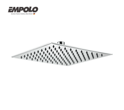 Ultrathin square shower head - Brass - Chrome