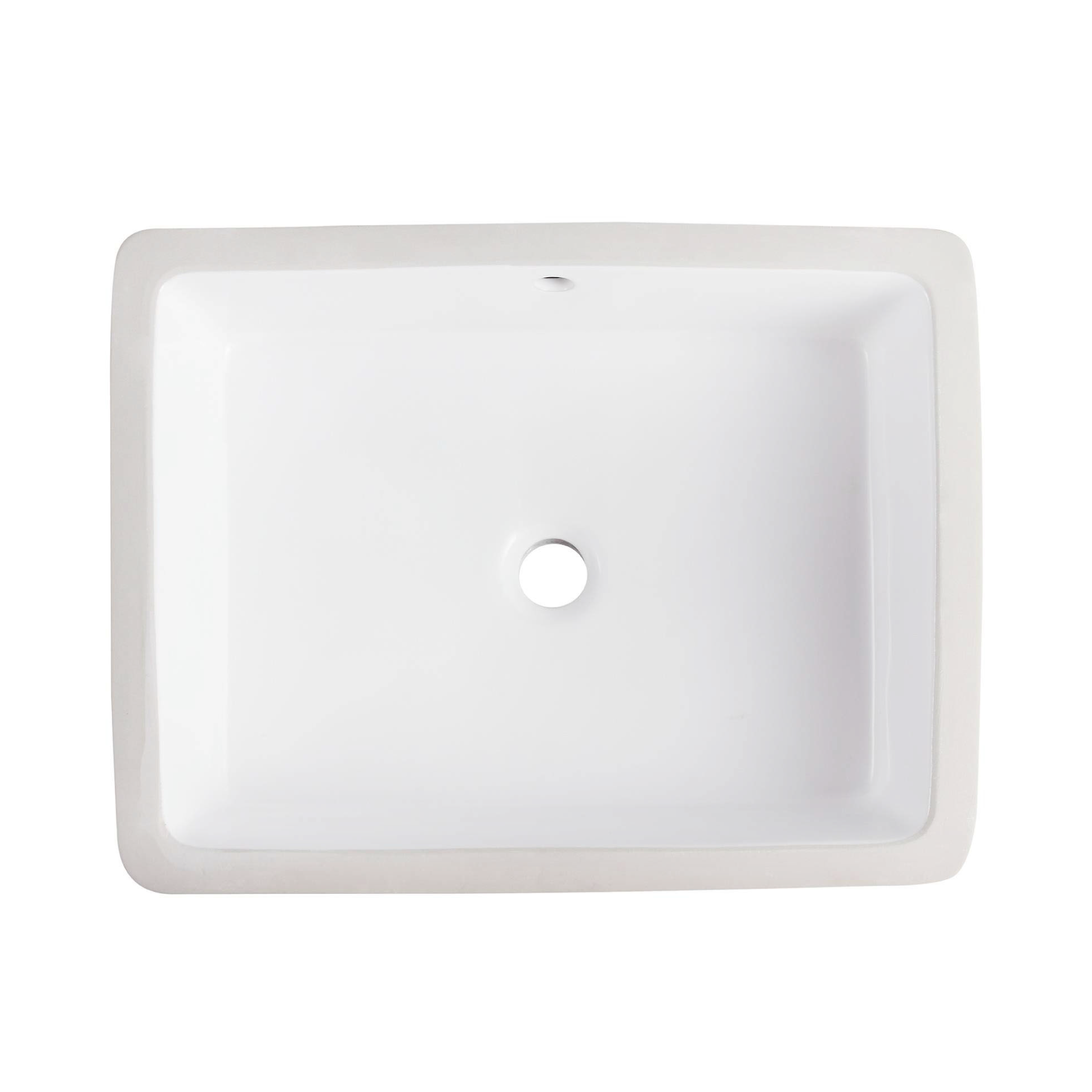 Under counter basin - Ceramic  - Gloss white