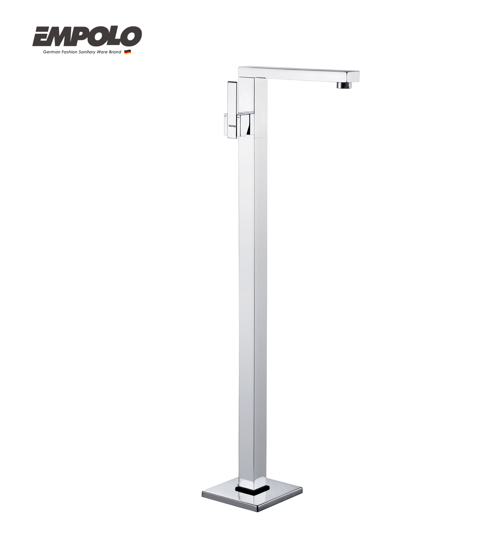 Floor mount basin mixer - Brass