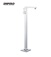 Floor mount basin mixer - Brass