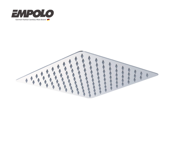 Ultrathin square shower head - SS - Polished