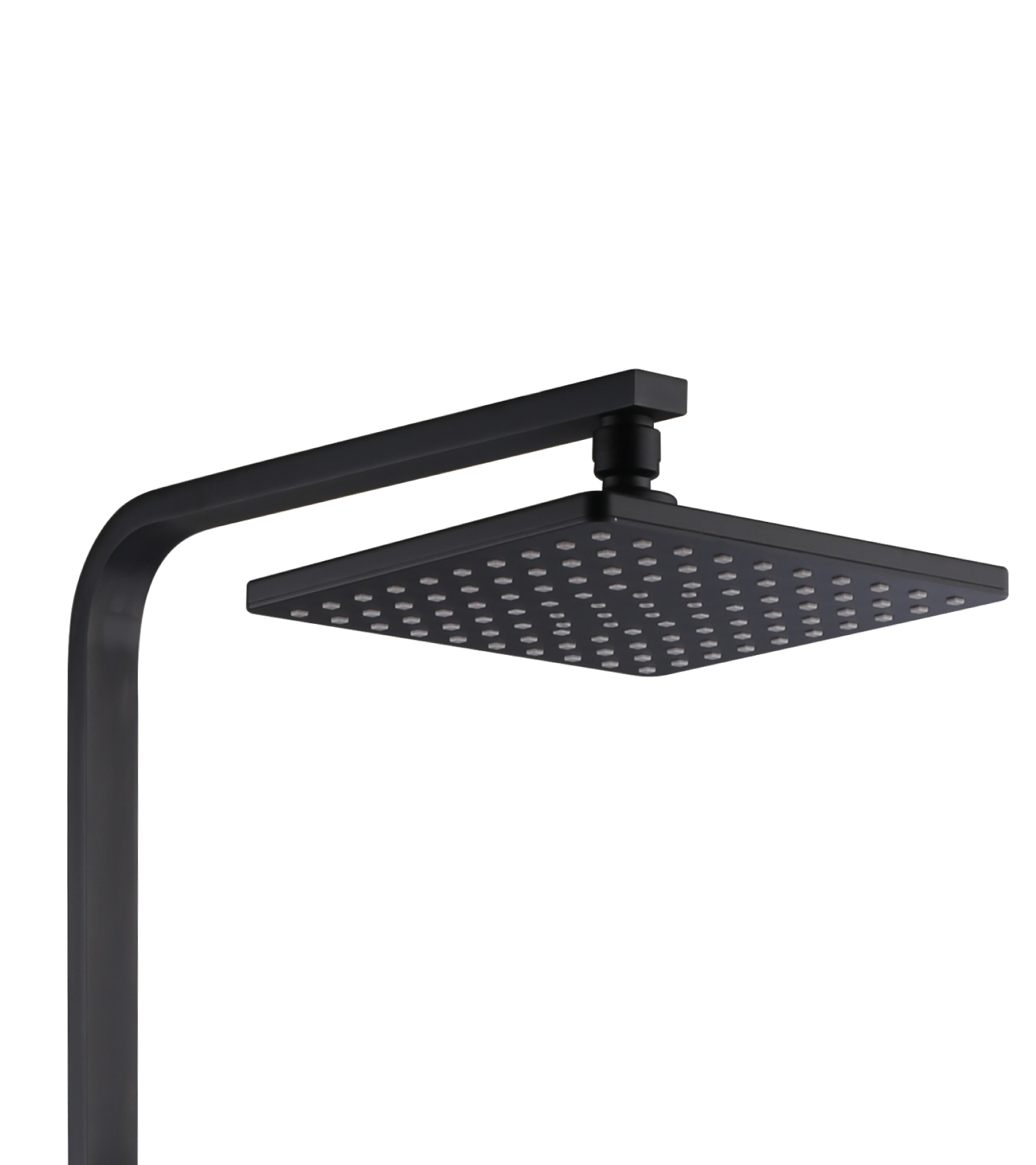 Rain shower column - Matte black