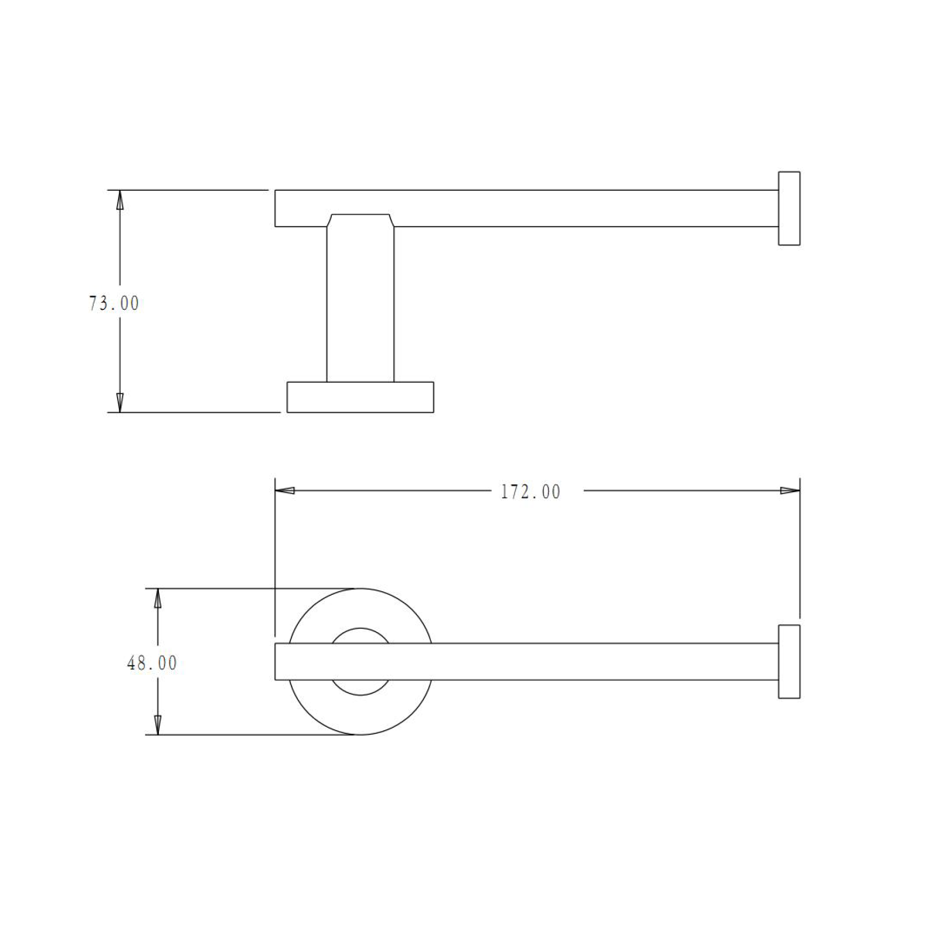 Toilet paper holder - Brass