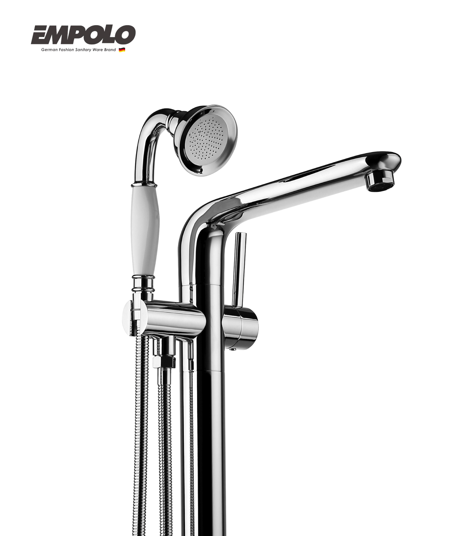 Bath Filler Floor mount with hand-shower