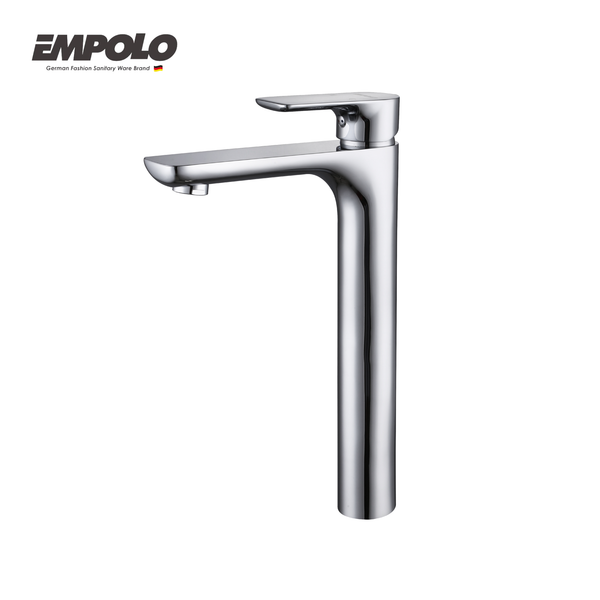Tall basin tap - Brass -  Cold water