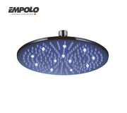 Shower head with LED - Brass - Chrome