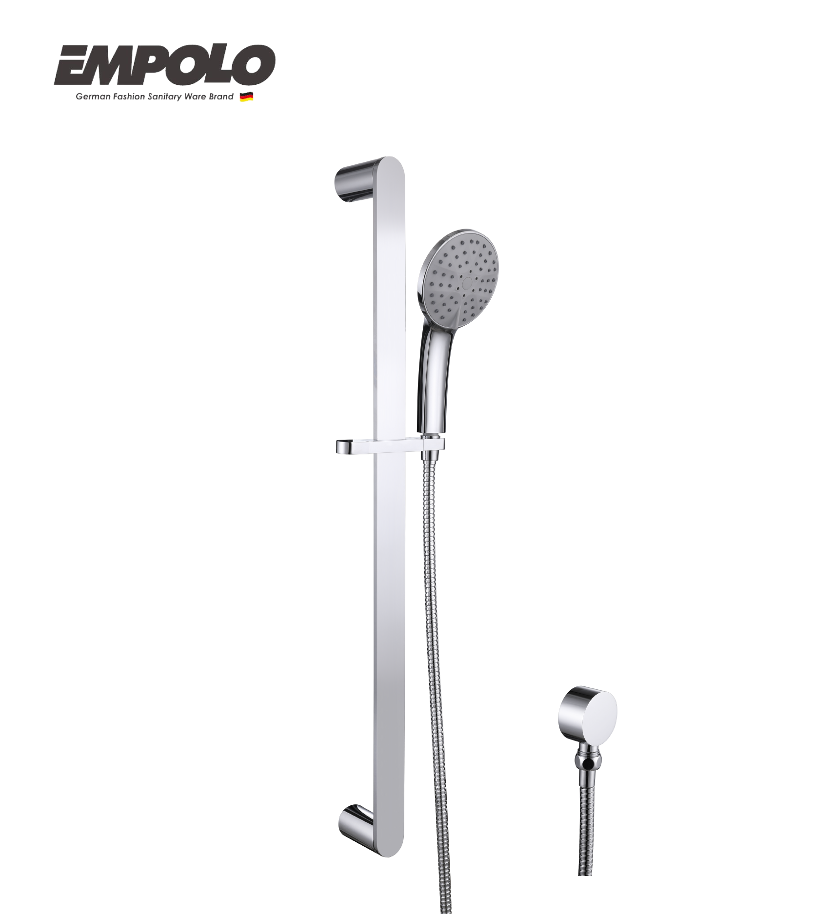 Sliding shower set - Brass & ABS