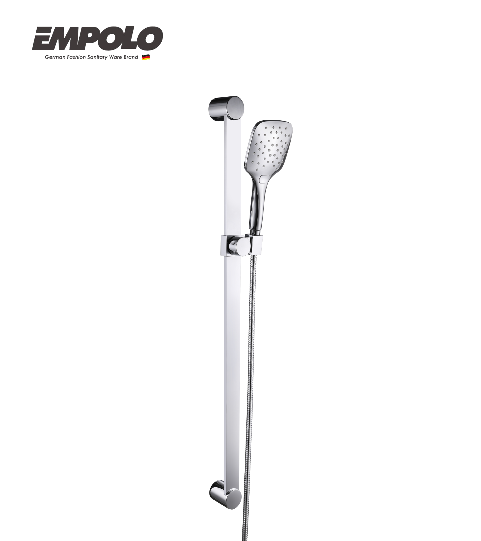 Sliding shower set - Brass & ABS