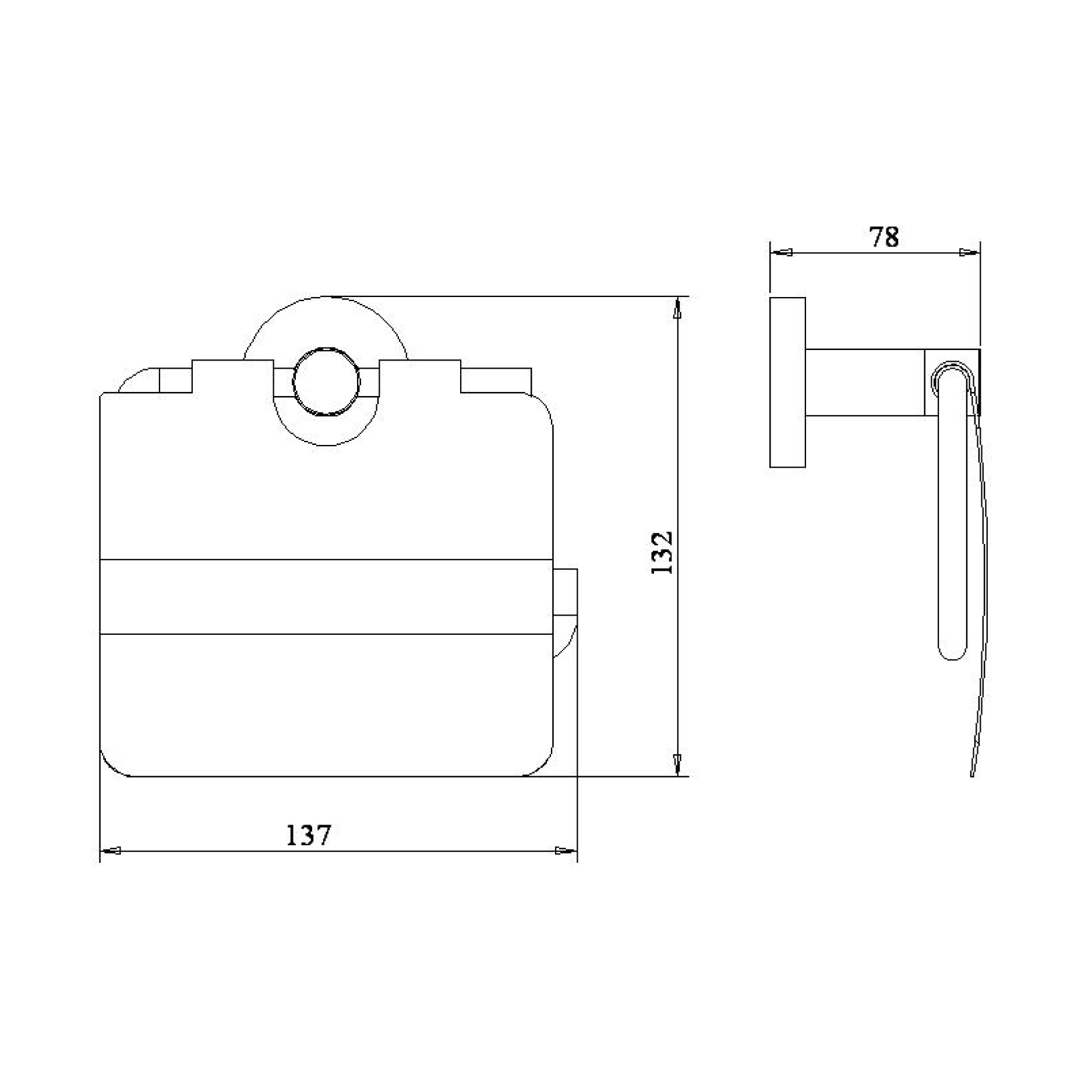 Toilet paper holder - SS