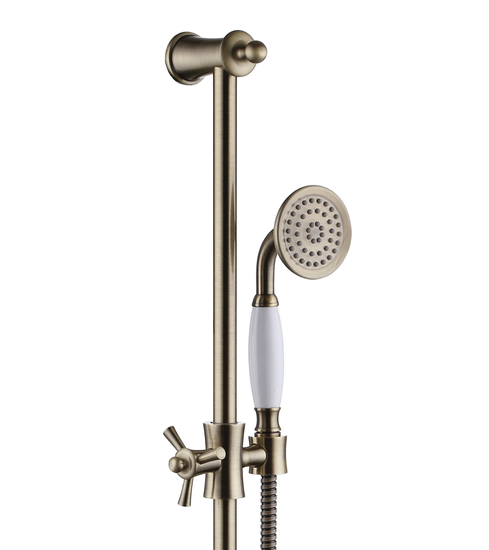 Sliding shower set - Brass
