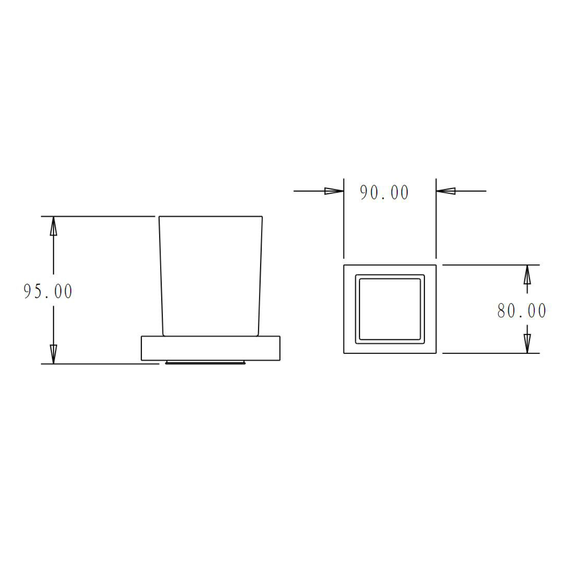 Tumbler holder - Brass