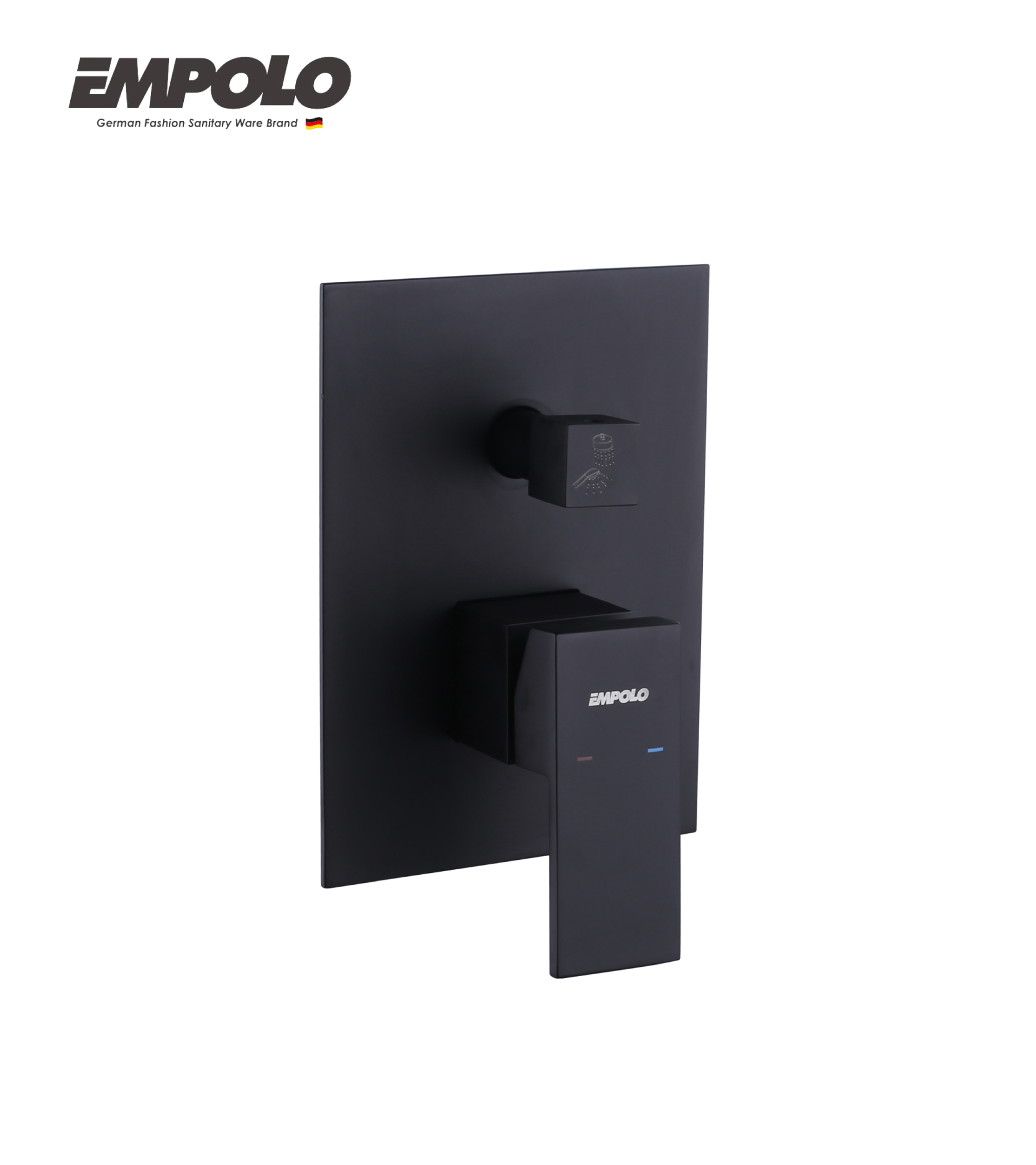Wall-mounted shower/bath mixer