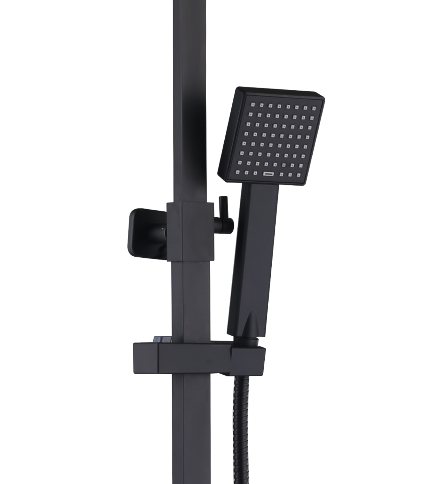 Rain shower column - Matte black