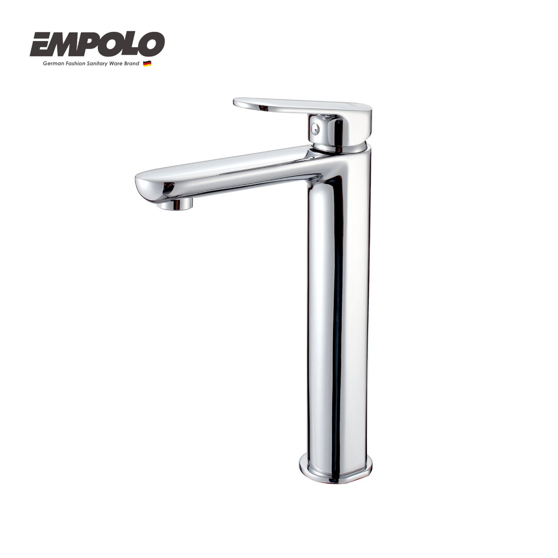 Tall basin tap - Brass -  Hot & cold