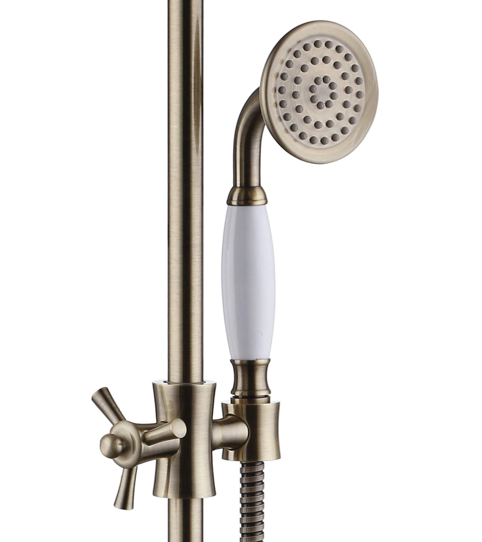 Sliding shower set - Brass