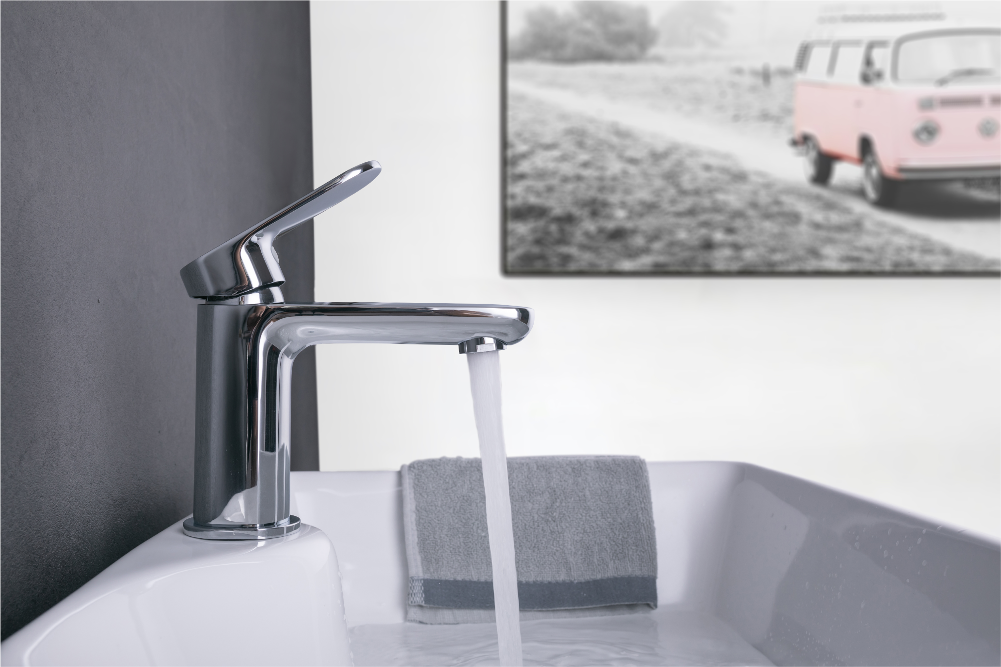 Basin tap - Brass -  Hot & cold