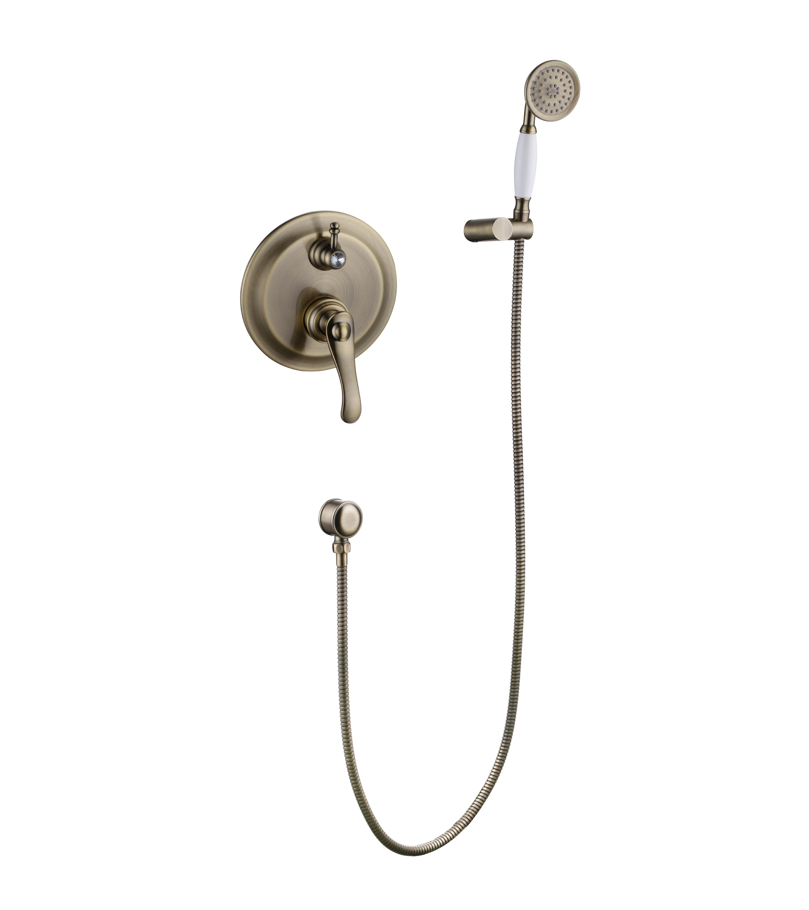 Wall-mounted shower mixer