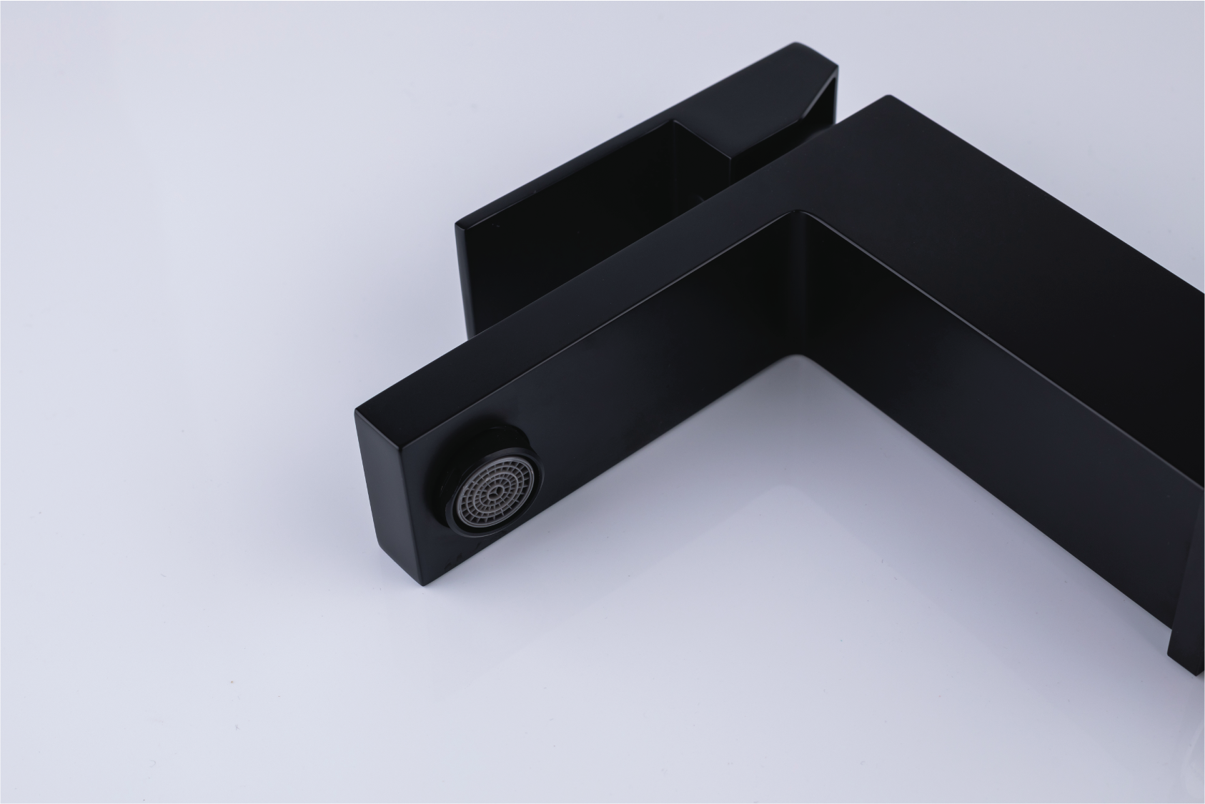 Basin tap - Brass - Matte black -  Hot & cold