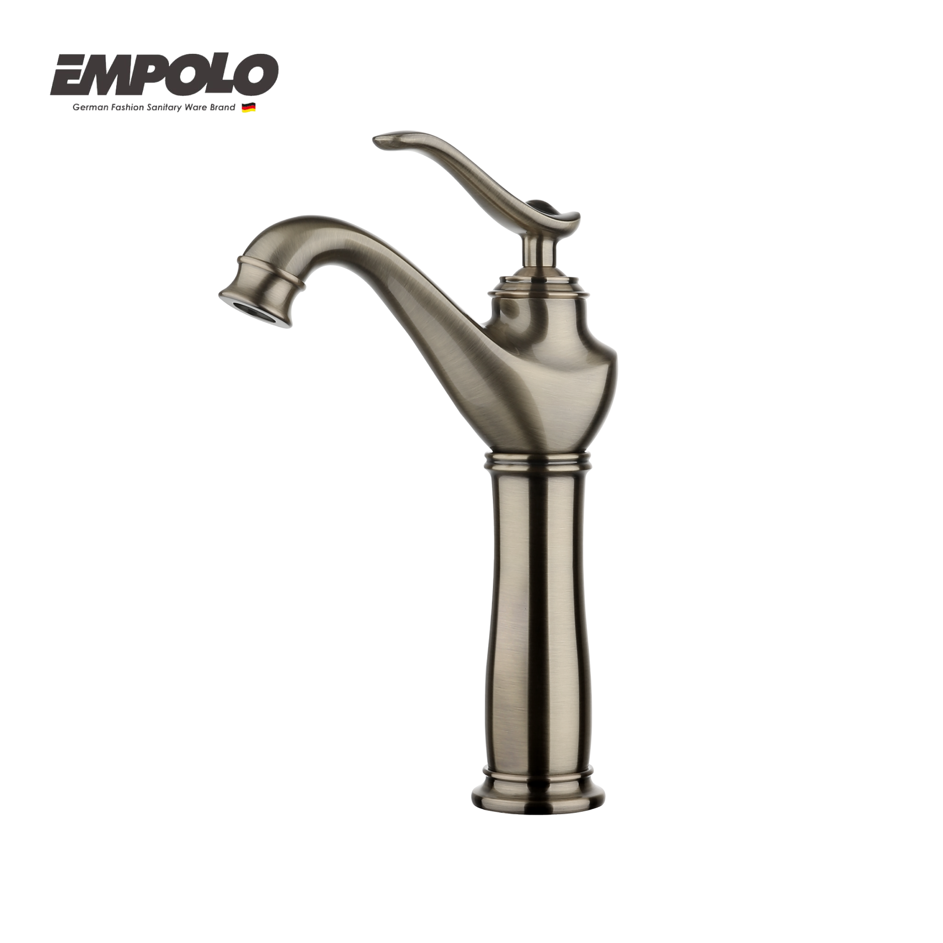Tall basin tap - Brass -  Hot & cold