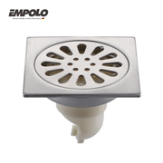 Floor drainer - 100x100mm - 304 SS