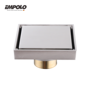 Floor drainer -120x120mm - brass