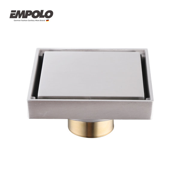 Floor drainer -120x120mm - brass